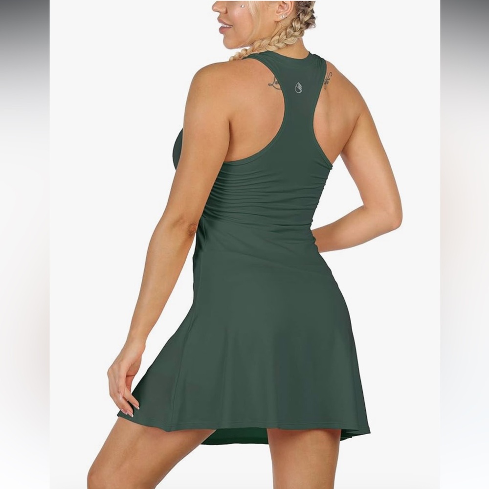 Dark Green Athletic Dress